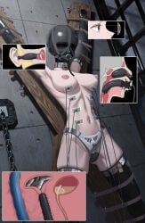 original, roundschen, 1girl, anal, anal_object_insertion