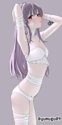 character_request, copyright_request, 1girls, arm_behind_head, armpit
