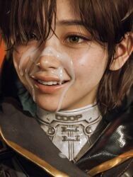 evie_(stellar_blade), stellar_blade:_blood_rain, cumshot, cumshot_on_face, female