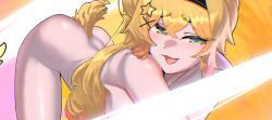 dokibird, indie_virtual_youtuber, hikamio, 1girls, blonde_hair
