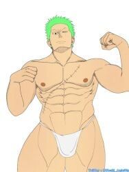 roronoa_zoro, one_piece, itsuki_amicitia, 1boy, abs