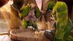 draenei, lightforged_draenei, orc_(warcraft), blizzard_entertainment, warcraft