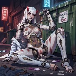 shion_(overwatch), overwatch, 1girl, ?, a