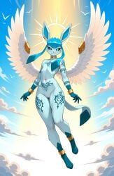 eeveelution, generation_4_pokemon, glaceon, pokemon_(species), nintendo