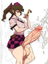 hatate_himekaidou, himekaidou_hatate, touhou, eddybird, 1futa