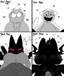 snazzle_snapp, animal_ears, anthro, areola, awe