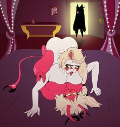 charlie_morningstar, charlie_morningstar_(hazbin_hotel), original_character, vaggie_(hazbin_hotel), hazbin_hotel