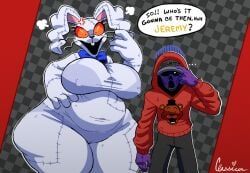michael_afton, vannabelle_(frickbears_3), vannabelle_dewlap, vanny, vanny_(fnaf)