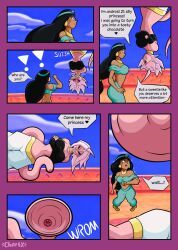 jasmine_(aladdin), majin_android_21, princess_jasmine, aladdin_(1992_disney_film), disney