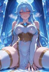 elfaria_albis_serfort, patreon, tsue_to_tsurugi_no_wistoria, 1girl, bare_shoulders