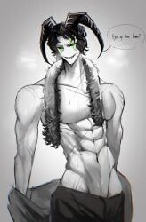 harlequin_(the_freak_circus), the_freak_circus, hedybd11, black_hair, facing_forward