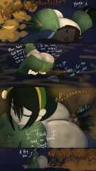 katara, toph_bei_fong, avatar_the_last_airbender, melissaalli, 2girls