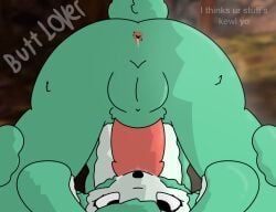 gorilla_tag, buttlovervr, 1boy, anal_juice, anus