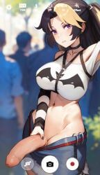 kay_(eroblast), zoryc, 1girl, black_choker, black_hair