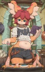 arcadius0505, 1boy, anthro, big_ears, brewing