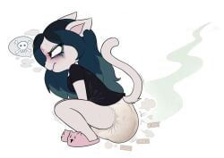 claire_(the_summoning), bluesky, the_summoning, messyszop, angry
