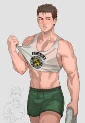 albert_wesker, chris_redfield, biohazard, resident_evil, resident_evil_0