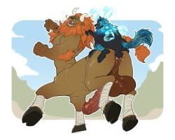 lynel, nintendo, the_legend_of_zelda, soradezwolfox, anal