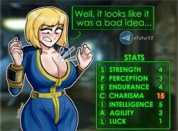 vault_girl, fallout, fallout_(series), efufur, 1girl