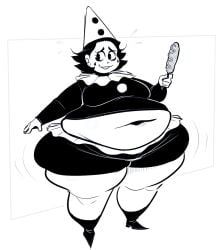 ticketa, endacopia, ridiculouscake, 1girls, clown_girl