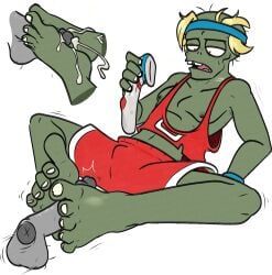 anonymous_character, anonymous_male, pole_vaulting_zombie_(pvz), zombie_(pvz), plants_vs._zombies