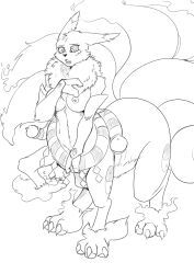 digimon_(species), kyubimon, renamon, bandai_namco, digimon