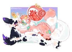 pixiu, fabulous_beasts, mythology, anthro, blush