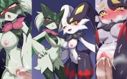 dupin_(pal), generation_9_pokemon, meowscarada, pal_(species), pokemon_(species)