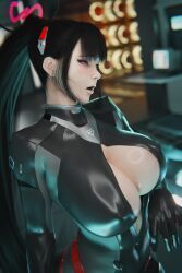 rio_(blue_archive), blue_archive, ninjin3d, 1girls, black_hair
