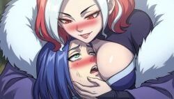 manjusaka_(scissor_seven), thirteen_(scissor_seven), scissor_seven, 2girls, about_to_be_raped