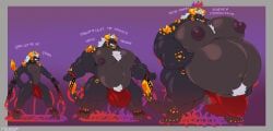 mythology, merong, angry, anthro, balls