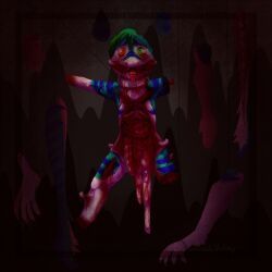 crownedvictory, anthro, blood, blue_body, blue_fur