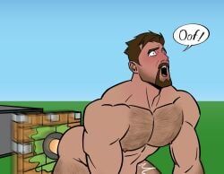 steve_(minecraft), minecraft, enduriance, 1boy, anal
