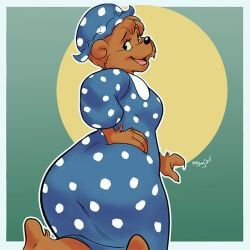 mama_bear_(the_berenstain_bears), berenstain_bears, rayjay, anthro, big_butt