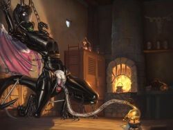 smaragdine_(character), mythology, anal, anal_penetration, ankle_cuffs