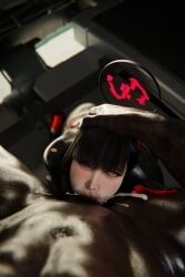 rio_(blue_archive), blue_archive, ninjin3d, 1boy, 1girls