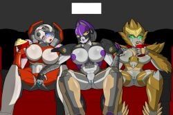 airazor, airazor_(rotb), arcee, arcee_(rotb), nightbird_(transformers)