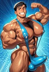 cwhk, 1boy, 1male, abs, arm_hair