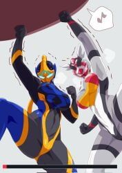 hana_natsuki, kamen_rider_aguilera, kamen_rider_jeanne, sakura_igarashi, kamen_rider