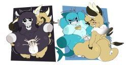 baba_chops_(poppy_playtime), dragonfennec, maggie_mako_(poppy_playtime), critters_(poppy_playtime), mob_entertainment