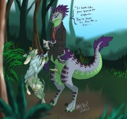 anthro, biped, biped_taur, black_clothing, black_coat