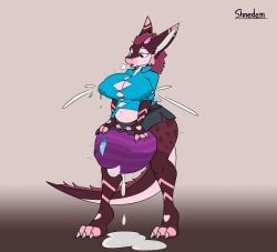 mythology, shnedem~, 3_toes, 4_fingers, anthro