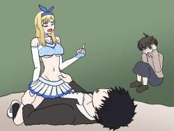 blind_girl_(popopoka), blonde_girl_(popopoka), erika_(popopoka), sophie_(popopoka), actualtrashhuman