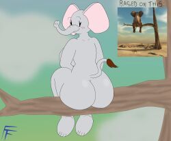 loona_(chunkiroll), 1girls, anthro, ass, breasts
