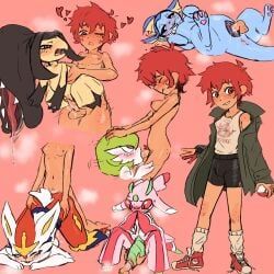 cinderace, gardevoir, lurantis, mawile, pokemon_(creature)