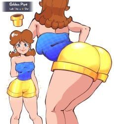 princess_daisy, mario_(series), immisterplow, mrplow34, 1girls