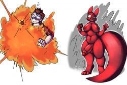 artificer_(rain_world), rain_world, videocult, fertifo0, explosion