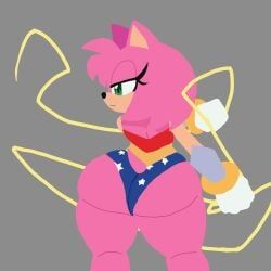 amy_rose, wonder_woman_(cosplay), dc, dc_comics, sega