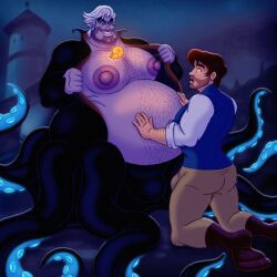 prince_eric, ursula_(the_little_mermaid), disney, the_little_mermaid, the_little_mermaid_(1989_film)