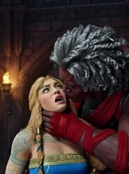 ambessa_medarda, sif_(god_of_war), arcane:_league_of_legends, god_of_war, league_of_legends